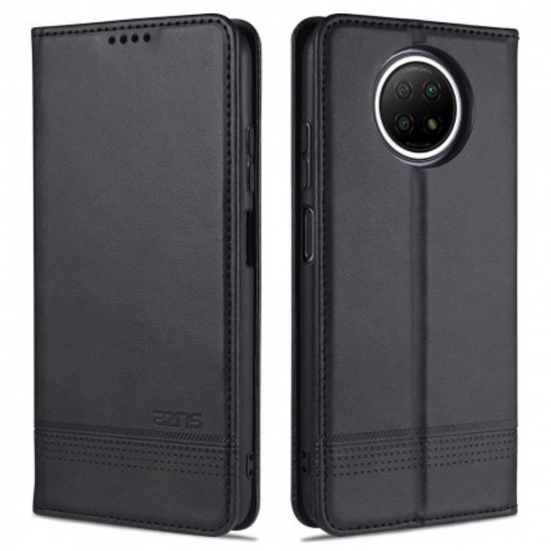 Flip Cover Xiaomi Redmi Note 9 5G / Note 9T 5G Style Cuir AZNS