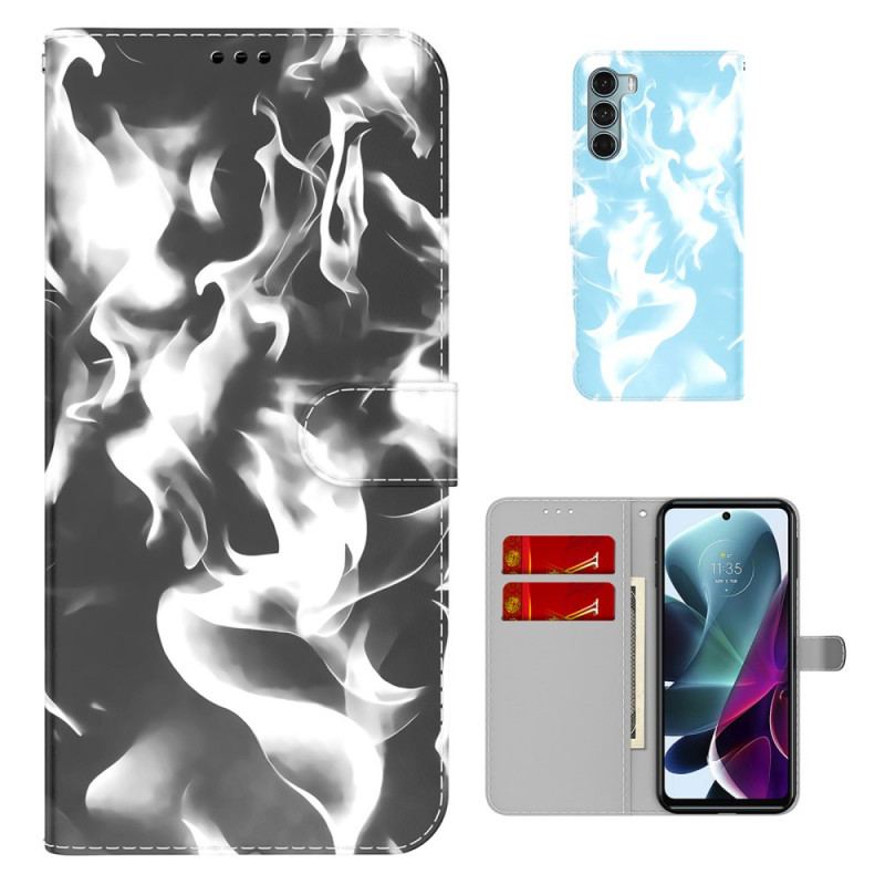 Housse Moto G200 5G Motif Abstrait