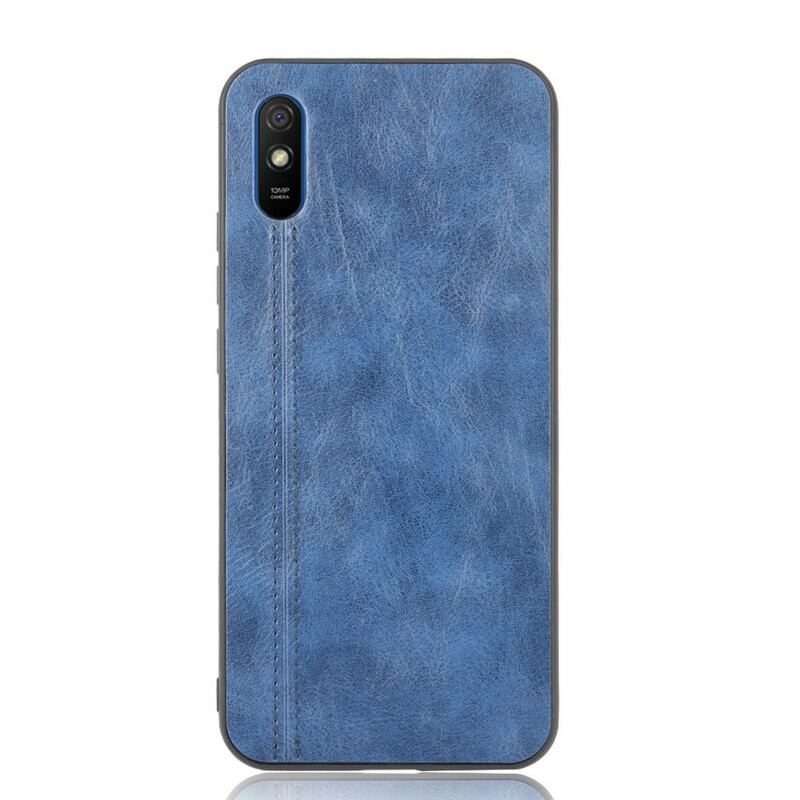 Coque Xiaomi Redmi 9A Effet Cuir Couture