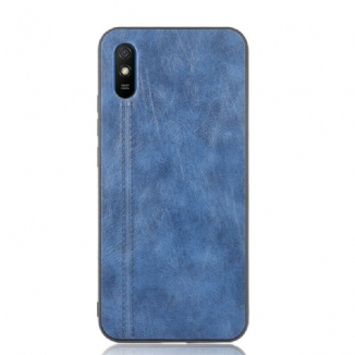 Coque Xiaomi Redmi 9A Effet Cuir Couture