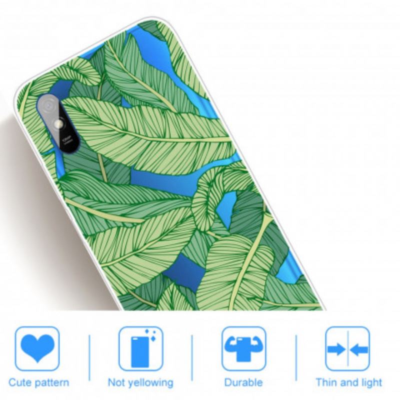 Coque Xiaomi Redmi 9A Feuillage