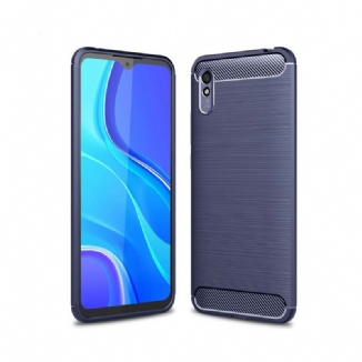 Coque Xiaomi Redmi 9A Fibre Carbone Brossée