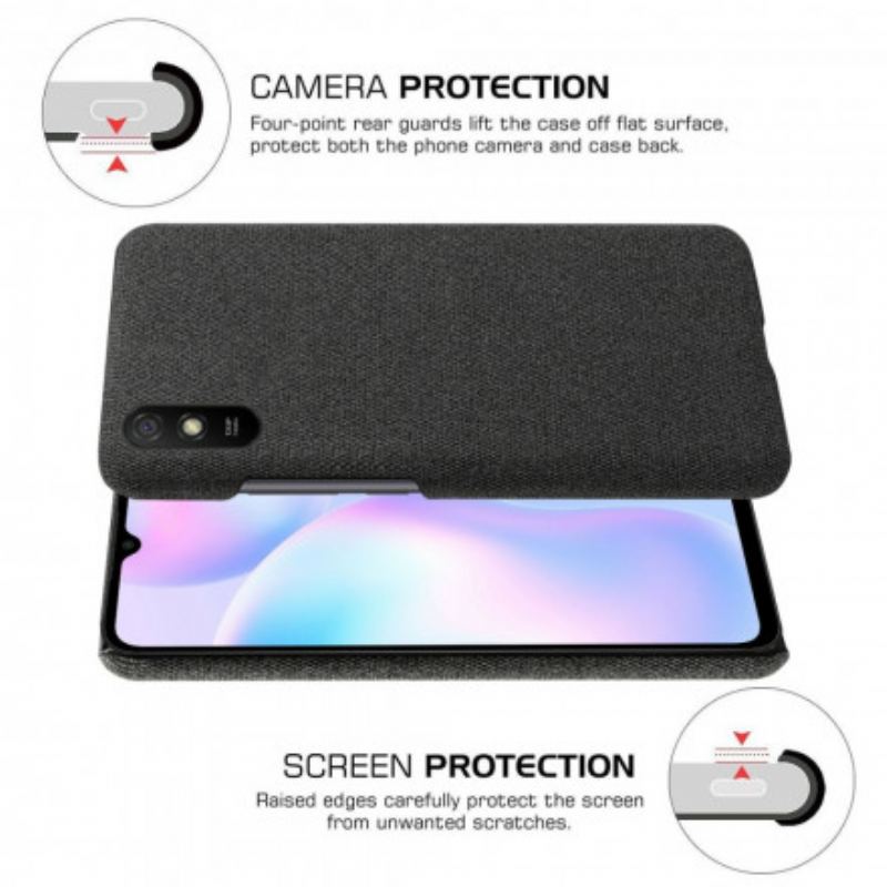 Coque Xiaomi Redmi 9A KSQ Tissu Chic