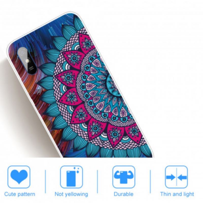 Coque Xiaomi Redmi 9A Mandala Coloré