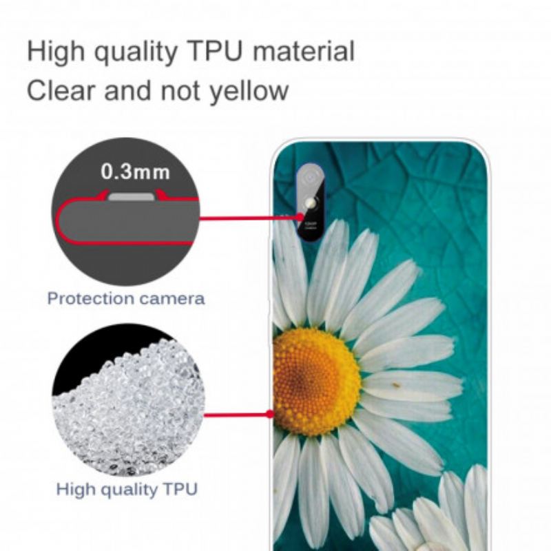 Coque Xiaomi Redmi 9A Marguerite