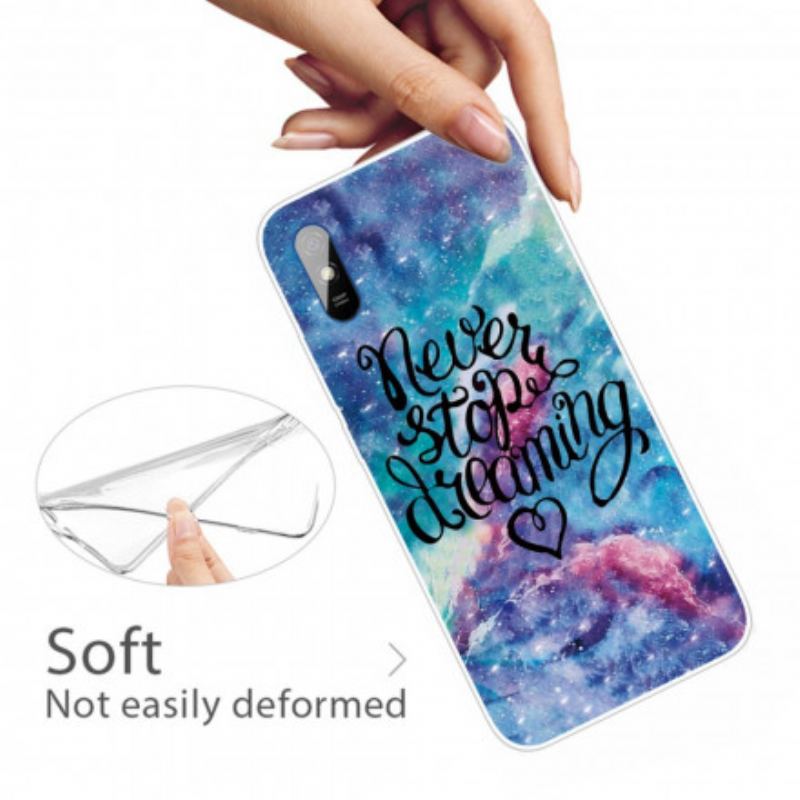 Coque Xiaomi Redmi 9A Never Stop Dreaming