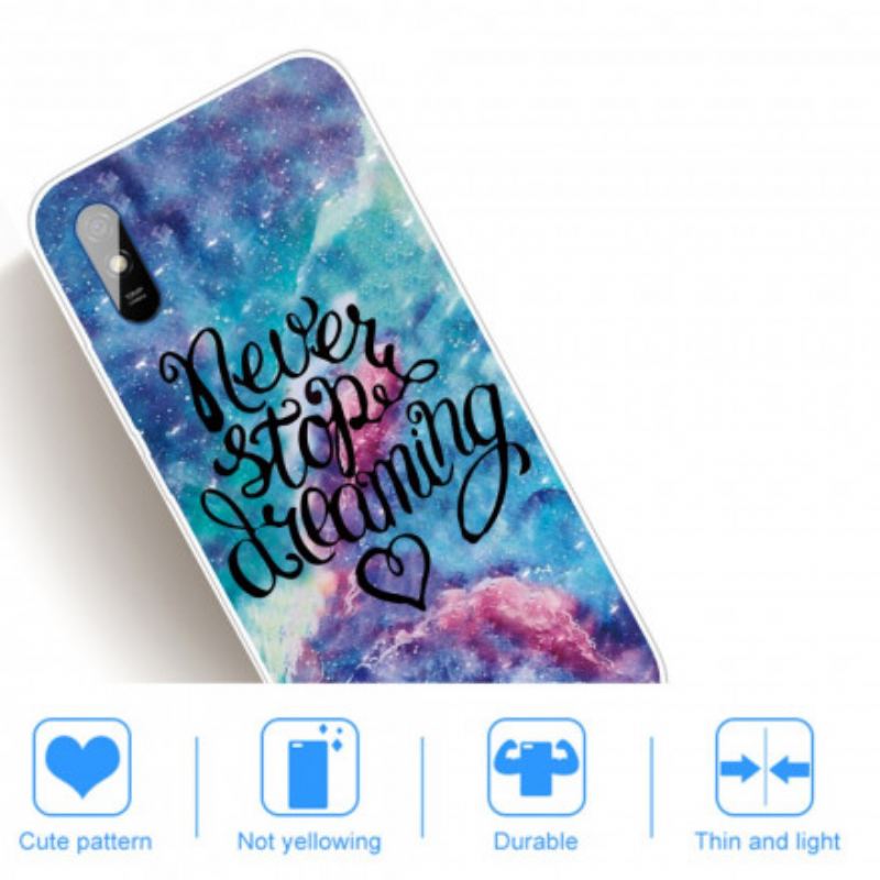 Coque Xiaomi Redmi 9A Never Stop Dreaming