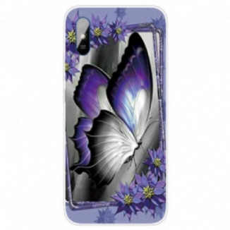 Coque Xiaomi Redmi 9A Papillon Royal