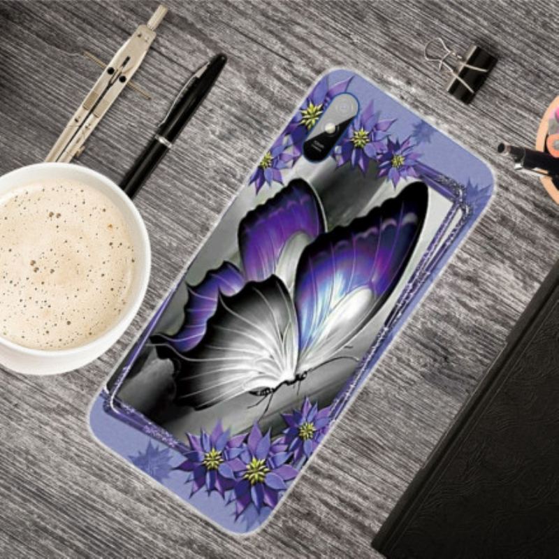 Coque Xiaomi Redmi 9A Papillon Royal