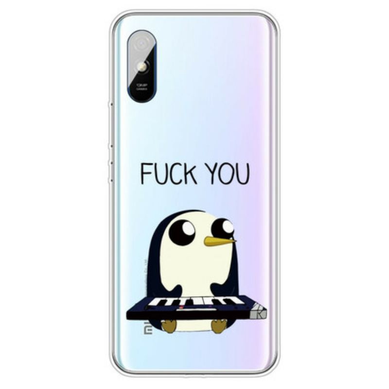 Coque Xiaomi Redmi 9A Pingouin Fuck You