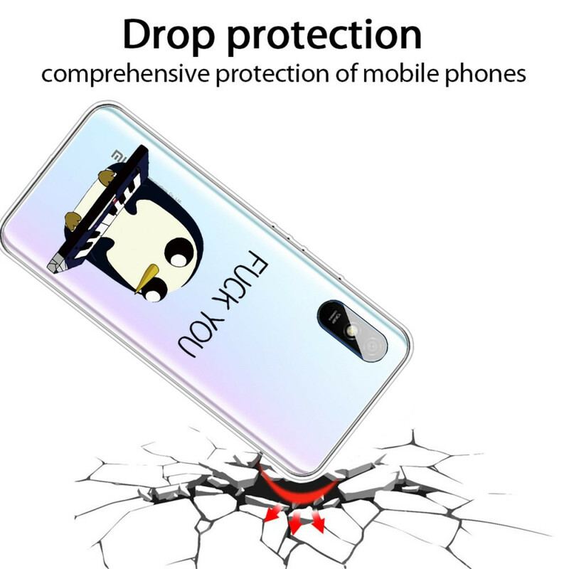 Coque Xiaomi Redmi 9A Pingouin Fuck You