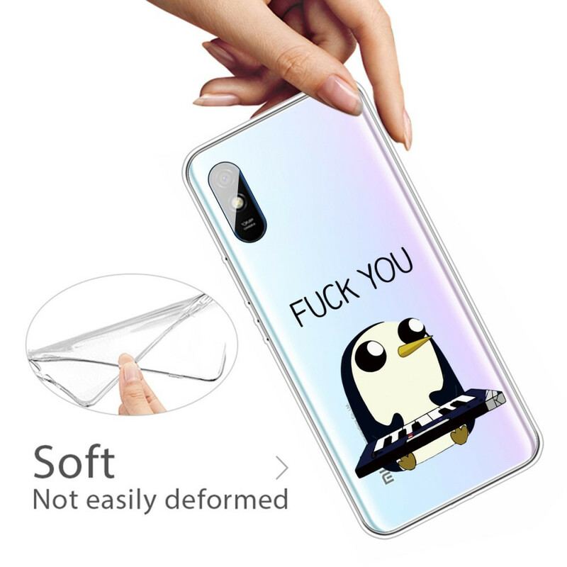 Coque Xiaomi Redmi 9A Pingouin Fuck You