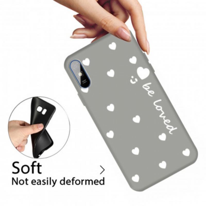 Coque Xiaomi Redmi 9A Silicone Coeur Be Loved