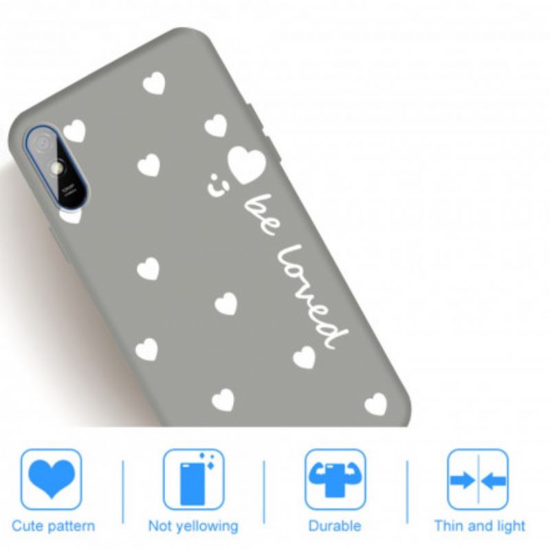 Coque Xiaomi Redmi 9A Silicone Coeur Be Loved