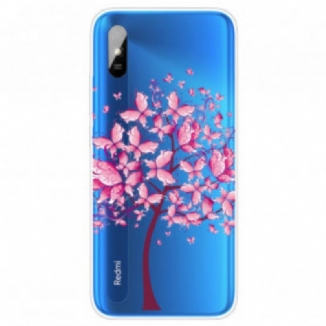 Coque Xiaomi Redmi 9A Top Arbre Rose