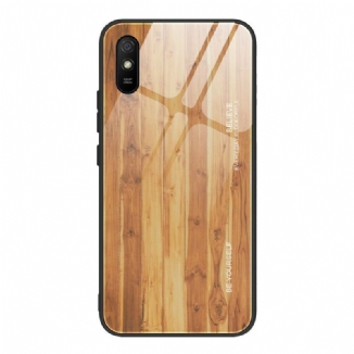 Coque Xiaomi Redmi 9S Verre Trempé Design Bois