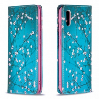 Flip Cover Xiaomi Redmi 9A Branches Fleuries