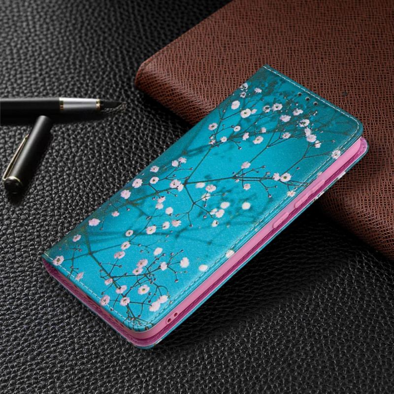 Flip Cover Xiaomi Redmi 9A Branches Fleuries