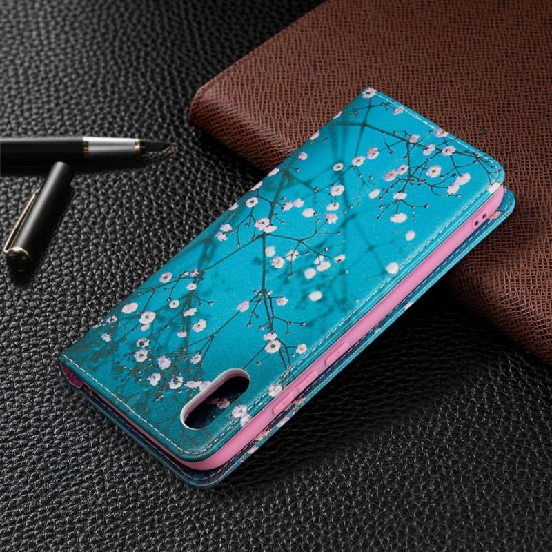 Flip Cover Xiaomi Redmi 9A Branches Fleuries