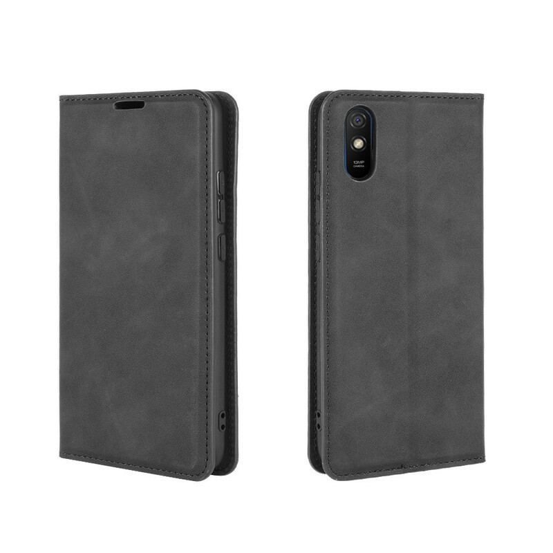 Flip Cover Xiaomi Redmi 9A Effet Cuir Douceur