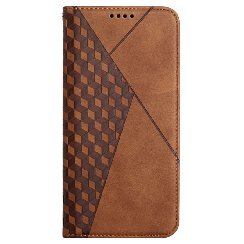 Flip Cover Xiaomi Redmi 9A Effet Cuir Géo