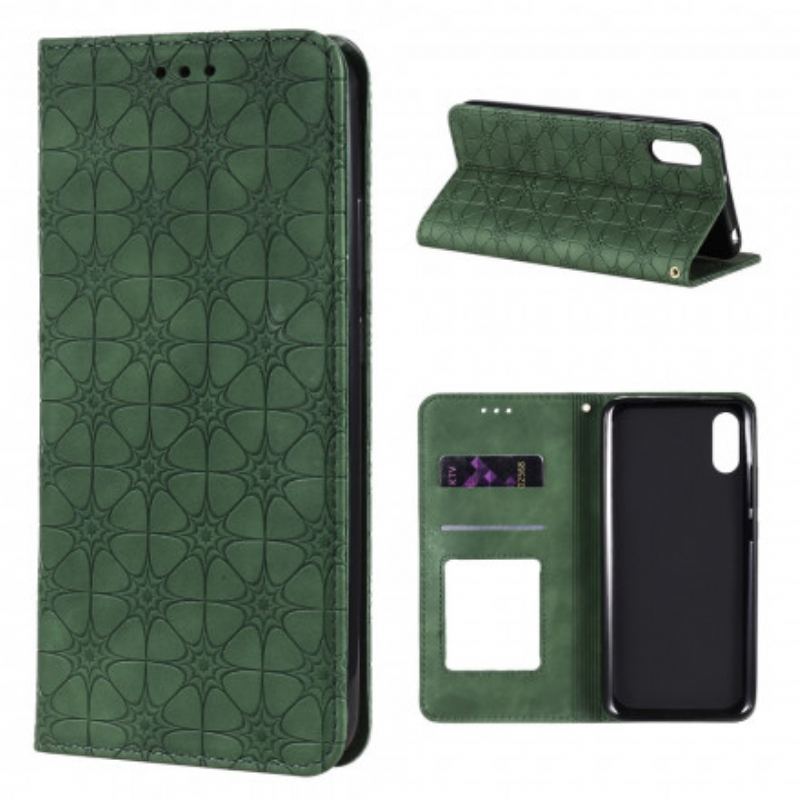 Flip Cover Xiaomi Redmi 9A Fleurs Baroques