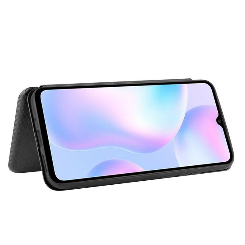 Flip Cover Xiaomi Redmi 9A Silicone Carbone Coloré