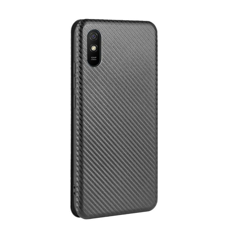 Flip Cover Xiaomi Redmi 9A Silicone Carbone Coloré