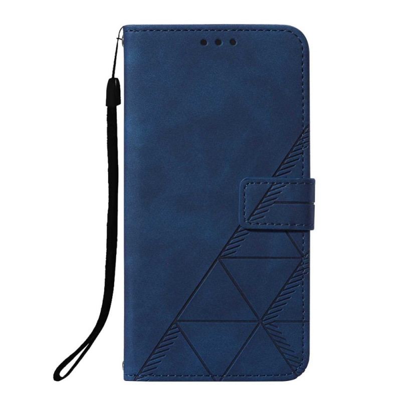 Housse Xiaomi Redmi 9A Effet Cuir Pyramide