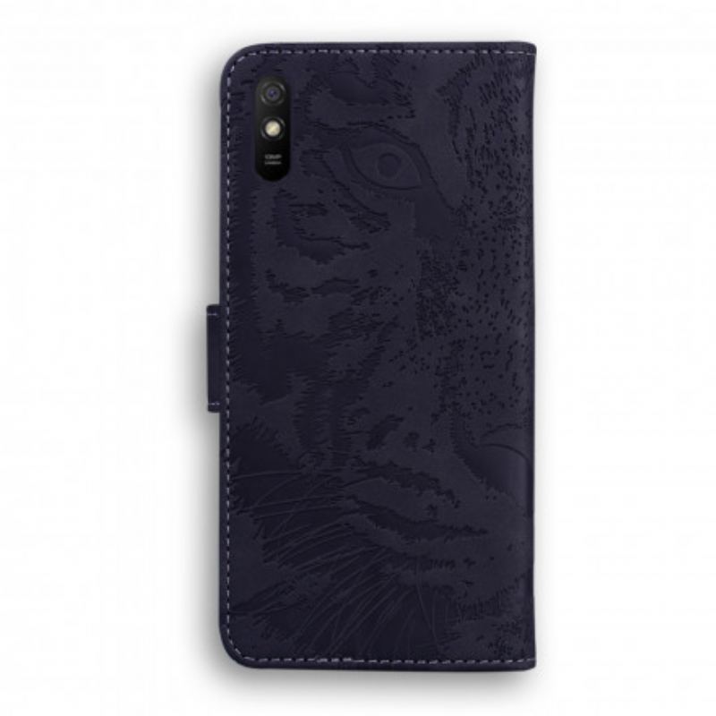 Housse Xiaomi Redmi 9A Empreinte Face de Tigre