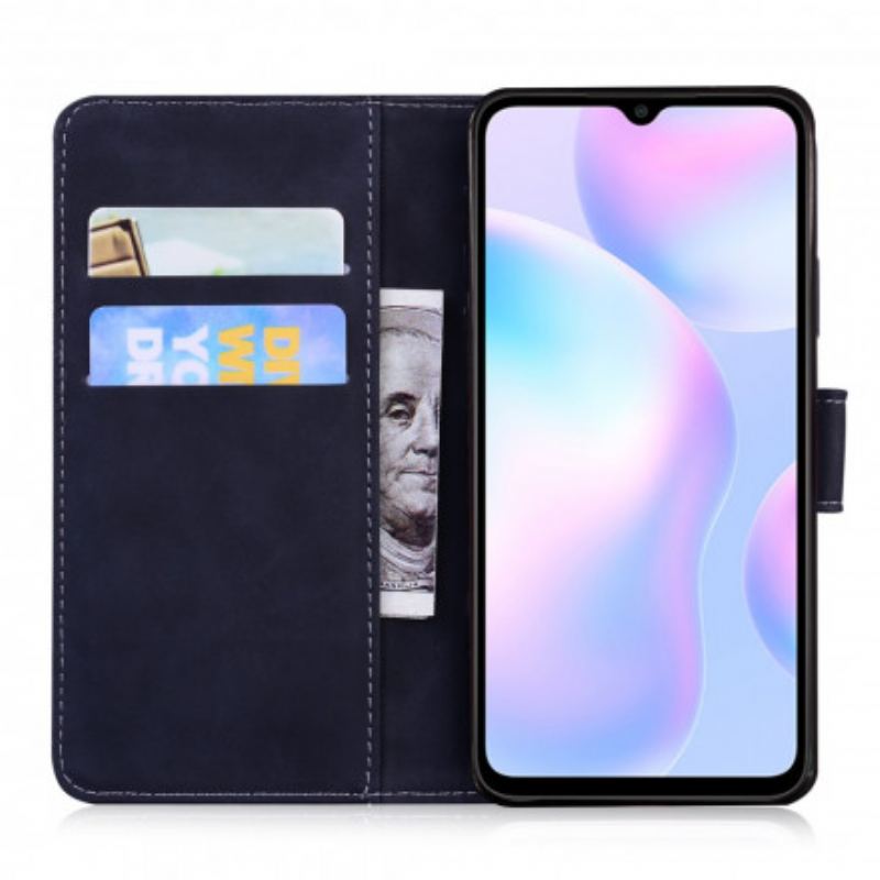 Housse Xiaomi Redmi 9A Empreinte Face de Tigre