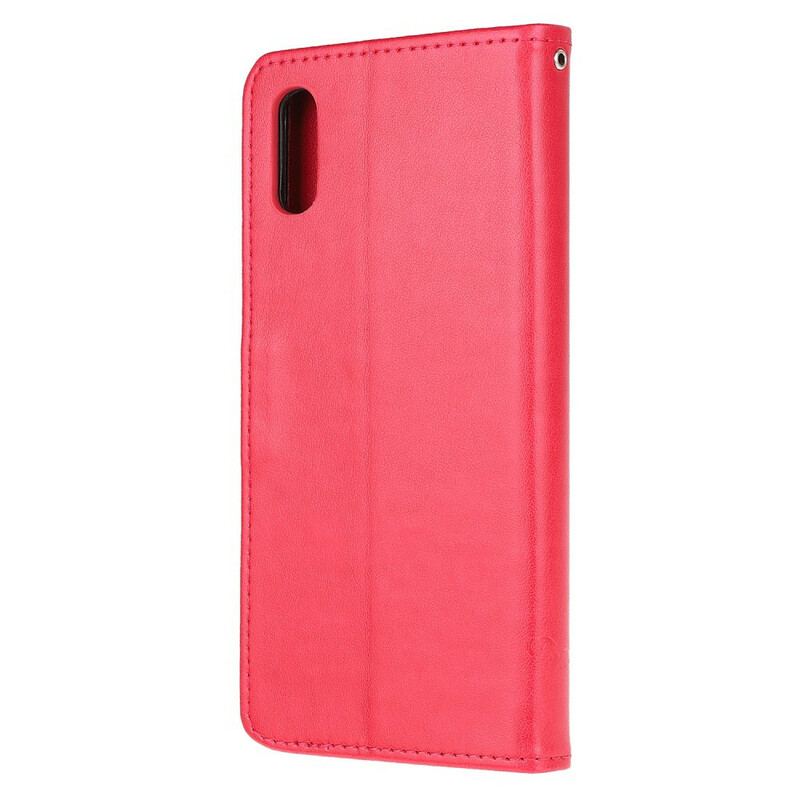 Housse Xiaomi Redmi 9A Papillons et Fleurs D'Asie