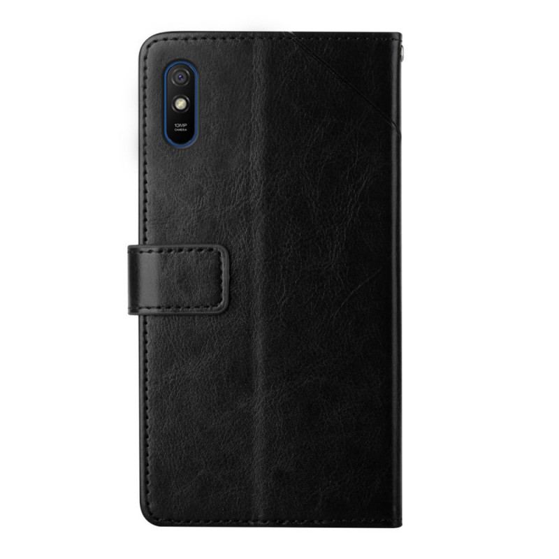 Housse Xiaomi Redmi 9A Style Cuir Géo Y Design