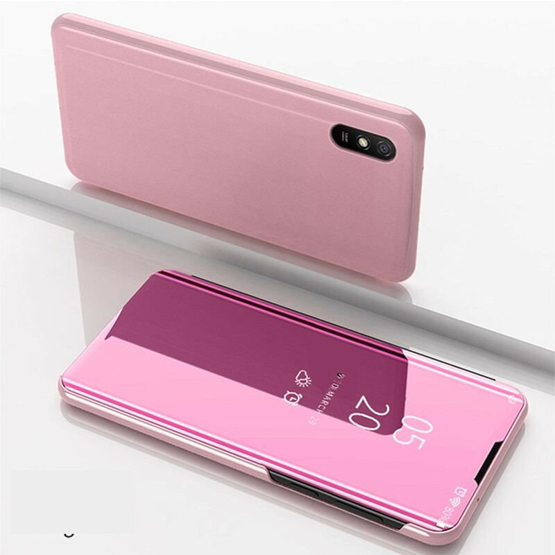 View Cover Xiaomi Redmi 9A Miroir et Simili Cuir