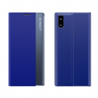 View Cover Xiaomi Redmi 9A Simili Cuir Texturé