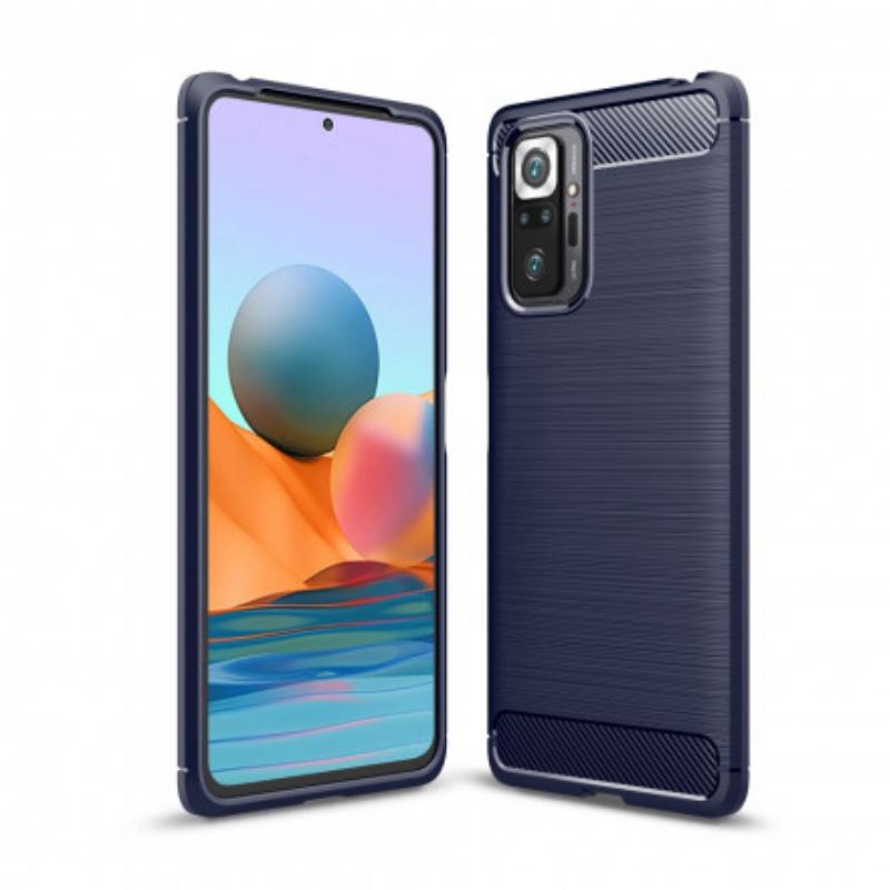 Coque Xiaomi Redmi Note 10 Pro Fibre Carbone Brossée