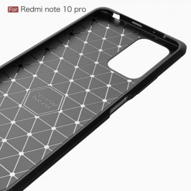 Coque Xiaomi Redmi Note 10 Pro Fibre Carbone Brossée