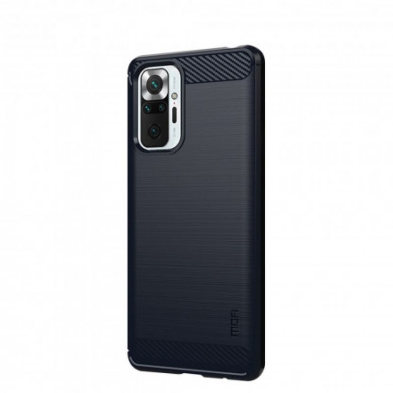 Coque Xiaomi Redmi Note 10 Pro Fibre Carbone Brossée Mofi