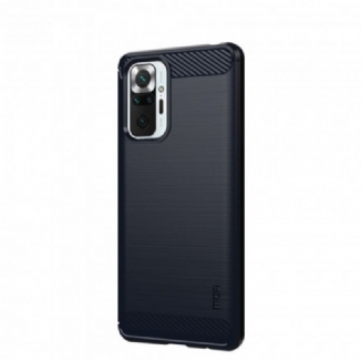 Coque Xiaomi Redmi Note 10 Pro Fibre Carbone Brossée Mofi