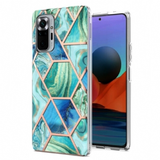 Coque Xiaomi Redmi Note 10 Pro Marbre Géométrie Intense