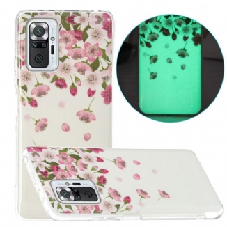 Coque Xiaomi Redmi Note 10 Pro Série Fleurs Fluorescentes