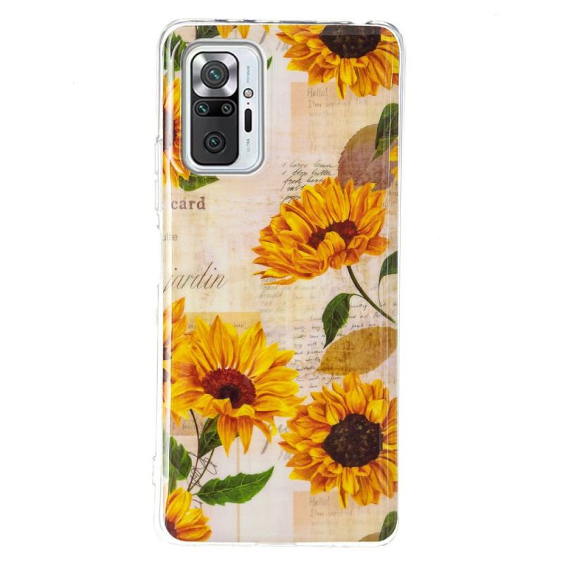 Coque Xiaomi Redmi Note 10 Pro Série Fleurs Fluorescentes