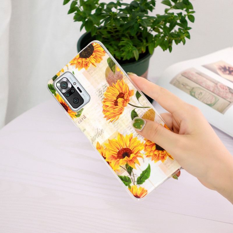 Coque Xiaomi Redmi Note 10 Pro Série Fleurs Fluorescentes