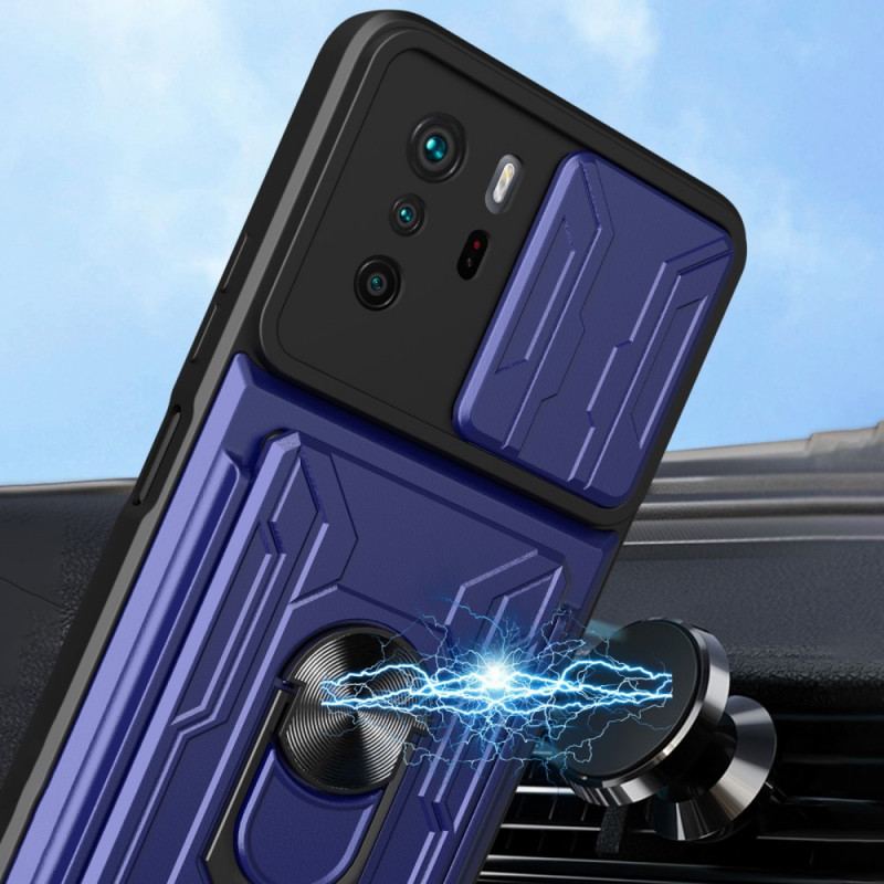 Coque Xiaomi Redmi Note 10 Pro Support et Protège-Lentilles et Support