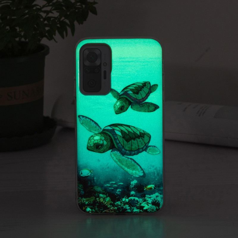 Coque Xiaomi Redmi Note 10 Pro Tortues Fluorescente