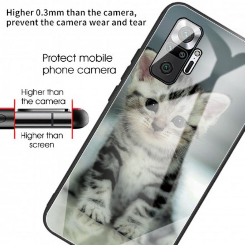 Coque Xiaomi Redmi Note 10 Pro Verre Trempé Chaton