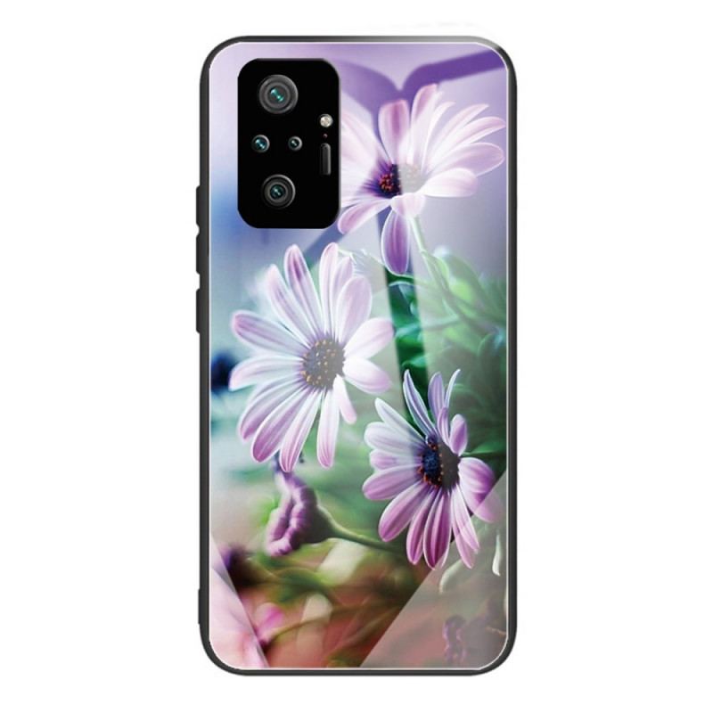 Coque Xiaomi Redmi Note 10 Pro Verre Trempé Fleurs Réalistes