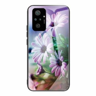 Coque Xiaomi Redmi Note 10 Pro Verre Trempé Fleurs Réalistes