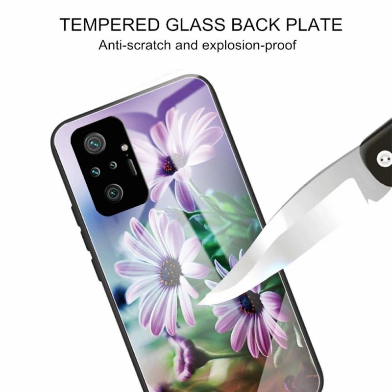 Coque Xiaomi Redmi Note 10 Pro Verre Trempé Fleurs Réalistes