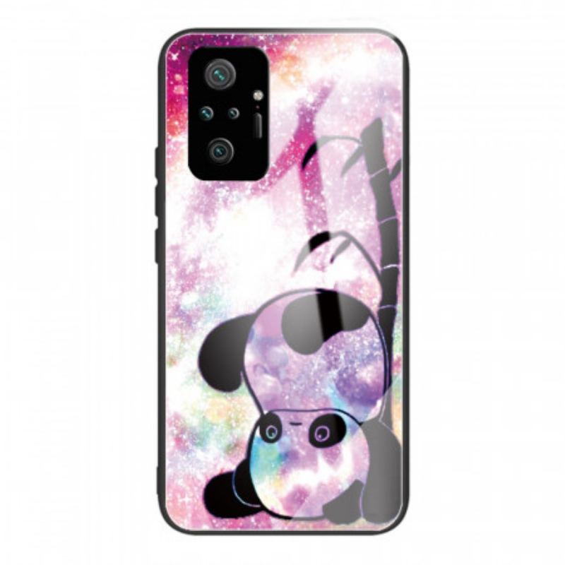 Coque Xiaomi Redmi Note 10 Pro Verre Trempé Panda et Bambou